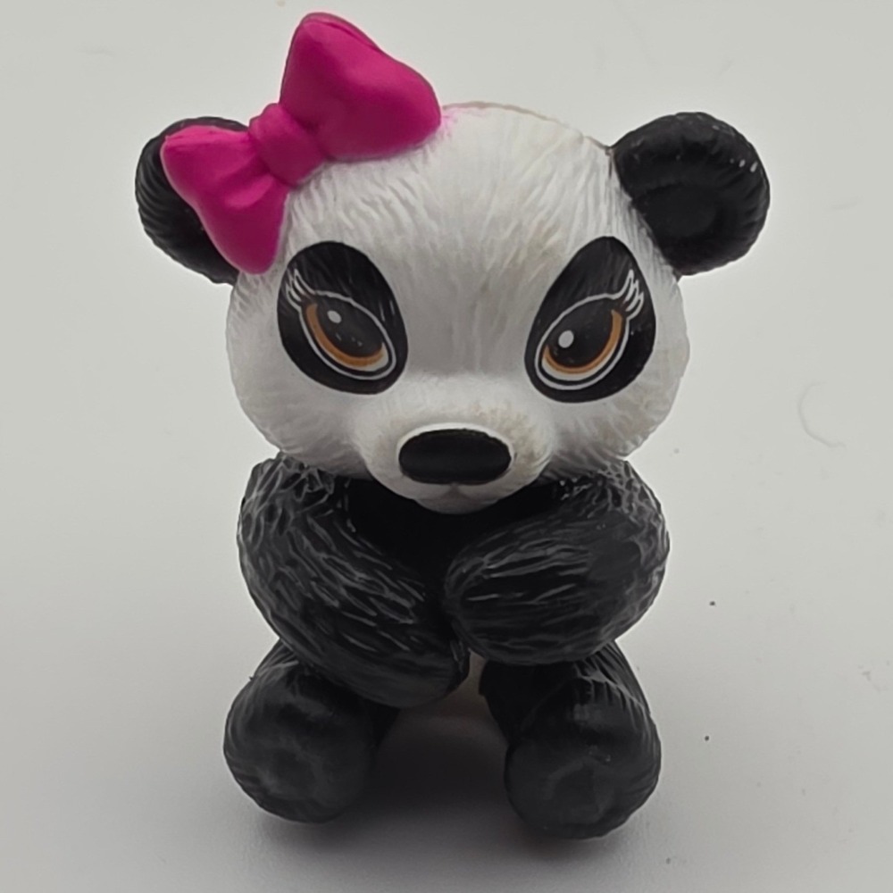 Barbie Panda Caretaker Figurine OS Black White Fair
